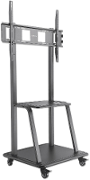 Manhattan Zubehör TFT/LCD TV TV wagen 94,0 cm (37)   254,0 cm (100) Vloerstandaard, In hoogte verstelbaar Met toetsenbordlade, Verstelbare ondersteun