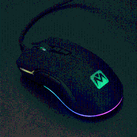 Mantistek® Gm2 3500dpi Adjustable Usb Wired Rgb Optical Gaming Mouse