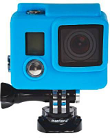 Mantona 21291 Siliconen case Geschikt voor: GoPro Hero 4, GoPro Hero HD 3+
