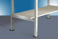 Manuflex ZB3757 Legplanken voor universele werktafels mobiele bxd 1500 x 800 mm, bxdxh= 1500 x 500 x 19 mm