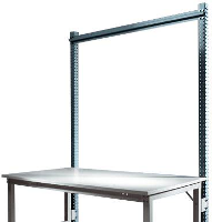 Manuflex ZB3793.7016 Opbouwdeel zonder arm voor universele + PROFI speciale reden tafels, gebruiksh 1500 mm