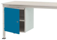 Manuflex ZB4963.0002 Behuizing onderbouw universele stationair, gebruiksh. 500 Mm met 1 deur links draaiend. Voor tafel diepte 800 mm