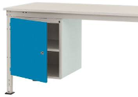 Manuflex ZB4966.5012 Behuizing onderbouw universele stationair, gebruiksh. 500 Mm met 1 deur rechts vastgemaakt. Voor tafel diepte 1000 mm
