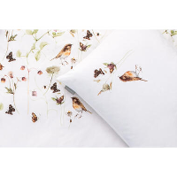 Marjolein Bastin dekbedovertrek   Sweet pea   wit   240x200/220 cm   Leen Bakker