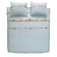 Marjolein Bastin dekbedovertrek Sweeties   lichtblauw   200x200/220 cm   Leen Bakker