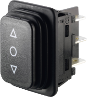 Marquardt 1939.3314 Wipschakelaar 01939.3314 01 250 V/AC 14 A 2x (aan)/uit/(aan) IP65 (front) Moment/0/moment 1 stuk(s)