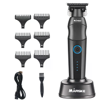 MARSKE MS 5074 Professionele Elektrische Haarknipmachine 5W 7500RPM 1800mAh USB Opladbare Draadloze Baardtrimmer Rvs Thu