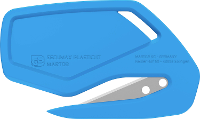 MARTOR 46912.12 Veiligheidsmes SECUMAX PLANSTICUT met SPITZKLINGE 85 10 stuk(s)