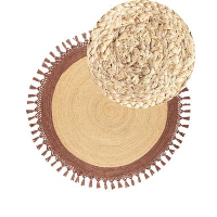 MARTS   Vloerkleed   Beige/Bruin   140 cm   Jute