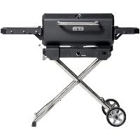 Masterbuilt Draagbare houtskoolbarbecue en  rookoven met kar