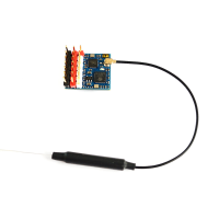 Matek Systems ELRS R24 P6 R24 P6 ExpressLRS 2,4 GHz PWM ontvanger met antenne ondersteuning 2 ~ 8S VBat spanningsdetecti