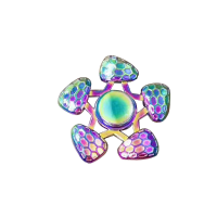 Mateminco Edc Hand Spinner Alloy Flower Adult Toys Fidget Spinner