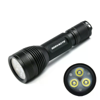 MANTEMINCO X6S 3*LED 3000LM Ultra Bright EDC LED Zaklamp Kleine Throw Flood Tactische Zaklamp 18650/18350 Batterij Mini