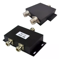 Matsutec MA Splitter VHF Antenne Power Divider Splitter 136 174MHz N Vrouwelijk UHF Vrouwelijk Laag Invoerverlies Alumin