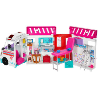 Mattel Ambulance en Kliniek speelset speelgoedvoertuig
