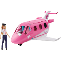 Mattel Barbie Droomvliegtuig speelset & piloot pop