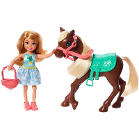 Mattel Club Chelsea   Chelsea met paard pop