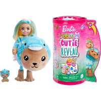 Mattel Cutie Reveal Chelsea   Teddybeer als dolfijn pop