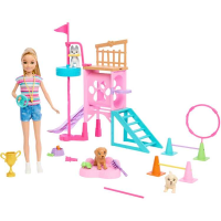 Mattel en Stacie to the rescue, speelset speeltuin voor puppy's pop