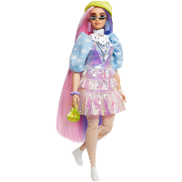 Mattel Extra Doll #2   Shimmery Look with Pet Puppy
