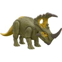 Mattel Jurassic World   Roar Strikers Sinoceratops speelfiguur
