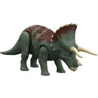 Mattel Jurassic World   Roar Strikers Triceratops speelfiguur
