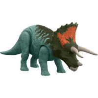 Mattel Jurassic World   Roar Strikers Triceratops speelfiguur