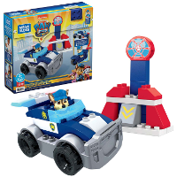 Mattel PAW Patrol: The Movie   Chase's City Police Cruiser Set Constructiespeelgoed