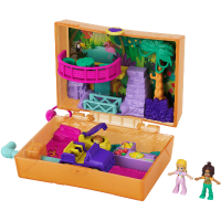 Mattel Polly Pocket   Jungle Safari Compact speelfiguur