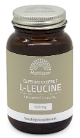 Mattisson HealthStyle Gefermenteerde L Leucine 500mg Capsules