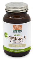 Mattisson HealthStyle Vegan Omega 3 Algenolie DHA 250mg Capsules