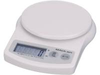 Maul 1645002 Brievenweegschaal Weegbereik (max.) 5 Kg Resolutie 1 G Werkt Op Batterijen Wit Kalibratie Conform Iso