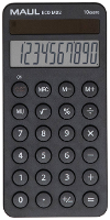 Maul ECO MD 2 Zakrekenmachine Zwart Aantal displayposities: 10 werkt op zonne energie (b x h x d) 72 x 147 x 13 mm