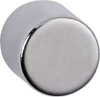 Maul Neodymium magneet (Ø x h) 10 mm x 10 mm Cilinder Zilver 4 stuk(s) 6166896