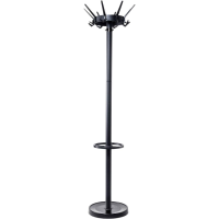 Maul Staande kapstok 9408090 MAULcaligo Aantal haken: 32 (Ø x h) 46 cm x 175 cm Staal Zwart 1 stuk(s)