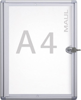 Maul Vitrines MAULextraslim Voor papierformaat: 1 x DIN A4 buiten 6820108 Aluminium Zilver 1 stuks