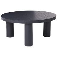 MAUMEE   Salontafel   Zwart   ø 80 cm   Vezelplaat