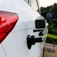 Max Car Motorcycle Sucker Bracket Mount For Xiaomi Yi Gopro Hero 4 3 Sports Camera