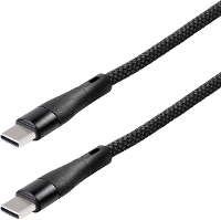 Maxtrack C532 1,5L USB kabel USB 2.0 USB C stekker 1.5 M Zwart Spiraalkabel, Vergulde steekcontacten