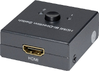 Maxtrack CS 32 L HDMI switch Bidirectioneel bruikbaar 3840 x 2160 Pixel Zwart