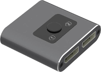 Maxtrack CS38L 2 poorten DisplayPort switch Grijs