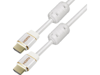 Maxtrack HDMI Aansluitkabel [1x HDMI stekker   1x HDMI stekker] 1.5 M Wit