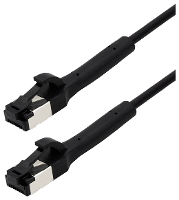Maxtrack TI42 1,5L RJ45 Netwerkkabel, patchkabel CAT 8.1 U/FTP 1.50 M Zwart Afgeschermd (enkel), Flexibel 1 stuk(s)