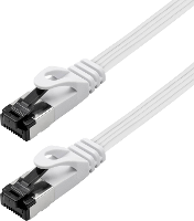 Maxtrack TI55 5L RJ45 Netwerkkabel, patchkabel CAT 8.1 U/FTP 5 m Wit Plat 1 stuk(s)
