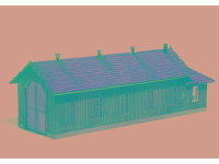 MBZ 10103 H0 Machinehuis (locomotievenloods)
