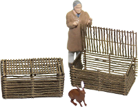 MBZ 80240 H0 Manden voor kleine dieren