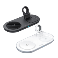 MCDODO 15W 10W 7,5 W 5W Draadloze Oplader Snelle Draadloze Oplaadpad Met Beugel Voor Qi Enabled Smartphones Voor iPhone