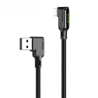 Mcdodo 3A USB A voor bliksemkabel snel opladen gegevensoverdracht koperen kernlijn 1,2 m/1,8 m lang voor iPhone 11 12 13