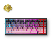 MCHOSE G75 Pro Black Pink Cream Shaft Tri mode Gasket Structure Mechanical gaming toetsenbord