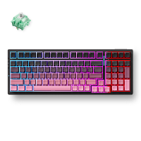 MCHOSE G98 Pro Black Pink Cabbage Tofu V2 Wireless Tri Mode Custom Mechanical gaming toetsenbord
